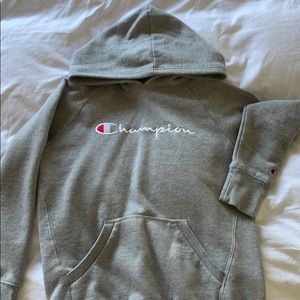 Gray champion sweatshirt